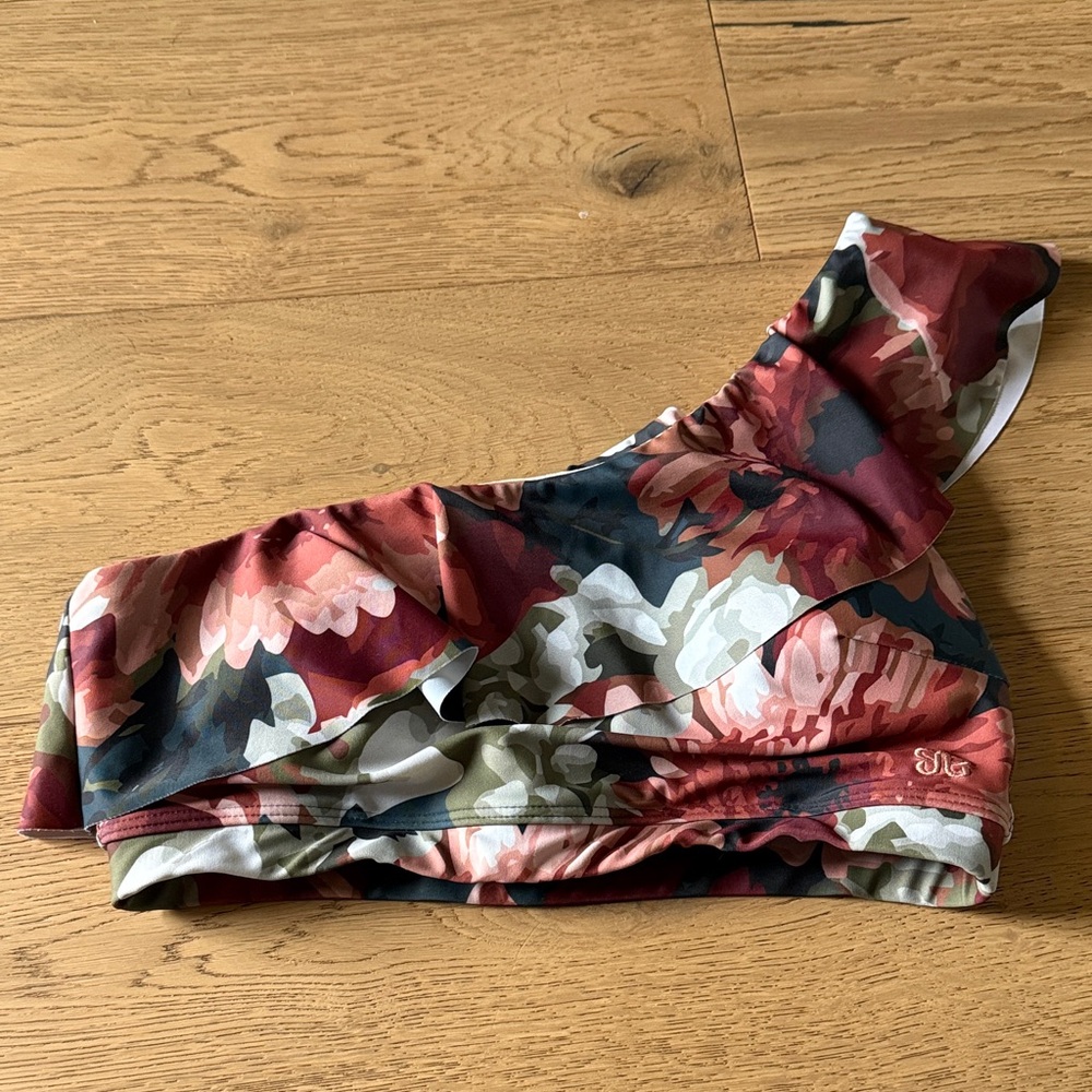 One Shoulder Swim Top